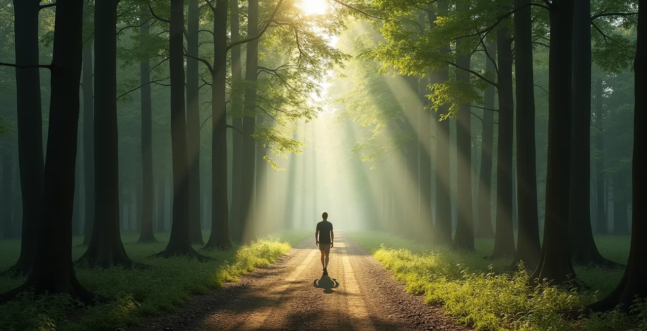 Actief herstel door rustige wandeling in Belgisch natuurgebied