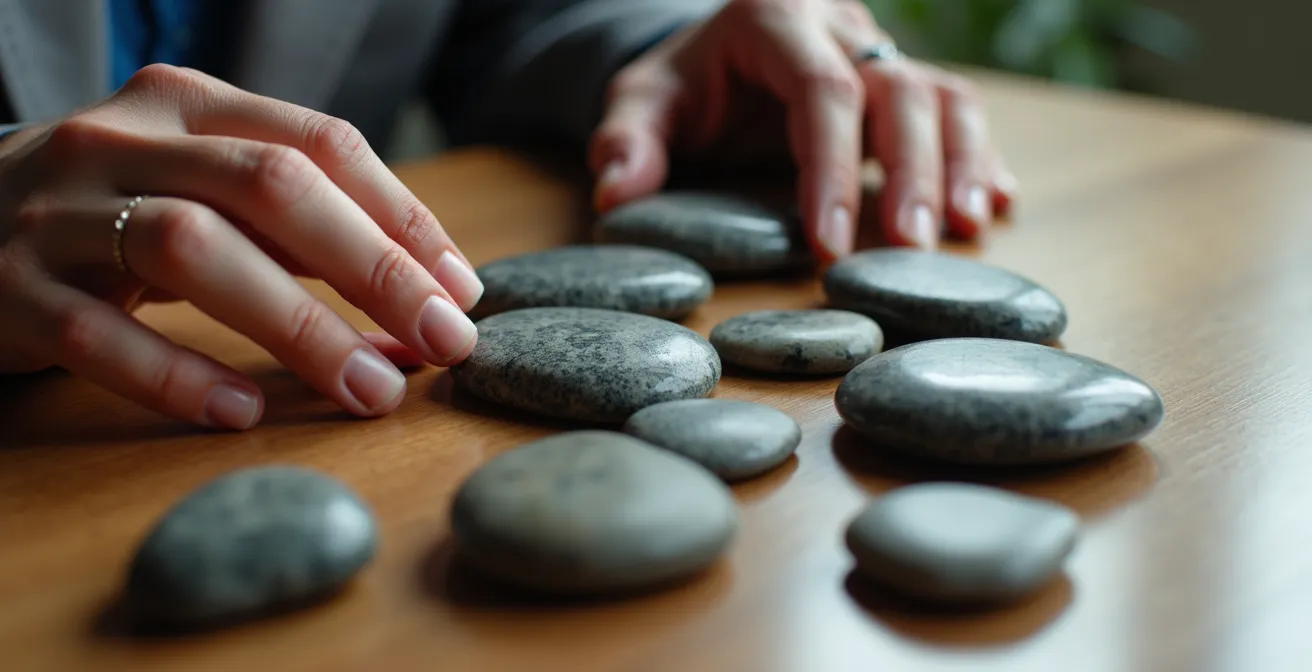 Close-up van handen die werken met geautomatiseerde systemen in modern kantoor
