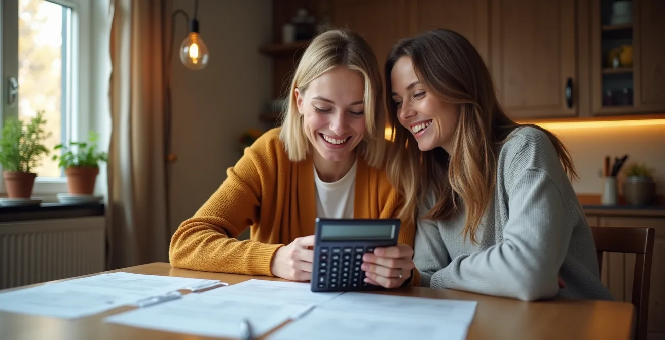 Berekening van optimale verdeling dienstencheques tussen partners